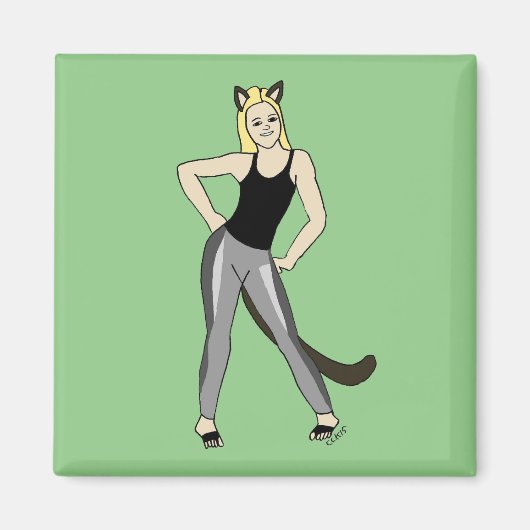 Aimant catgirl (Devant)