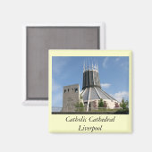 Aimant Cathédrale Catholique - Liverpool (Recto/Verso)