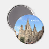 Aimant Cathédrale de Barcelone (Recto/Verso)