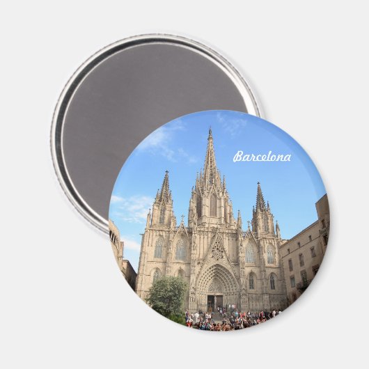 Aimant Cathédrale de Barcelone (Recto/Verso)