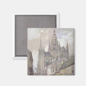 Aimant Cathédrale de Bayeux, Vue du sud-est (Recto/Verso)