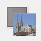 Aimant Cathédrale de Chartres en France (Recto/Verso)