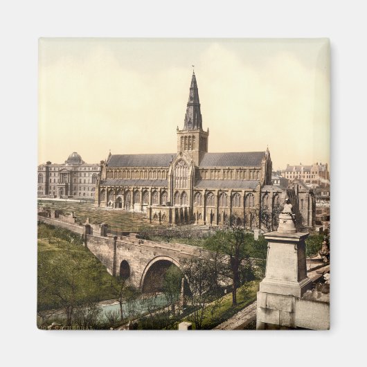 Aimant Cathédrale de Glasgow, Glasgow, Écosse (Devant)