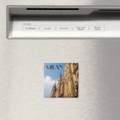 Aimant Cathédrale de Milan au coucher du soleil (In Situ (Lave-vaisselle))