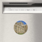 Aimant Cathédrale de Ripon, Yorkshire, Angleterre Sticker (In Situ (Lave-vaisselle))