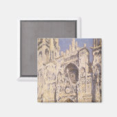 Aimant Cathédrale de Rouen, Harmony Blue Gold de Claude M (Recto/Verso)