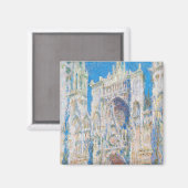 Aimant Cathédrale de Rouen (lumière du soleil), Monet (Recto/Verso)