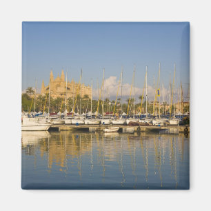 Aimant Cathédrale et marina, Palma, Mallorca, Espagne