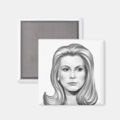 Aimant Catherine Deneuve (Recto/Verso)