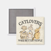 Aimant Catlovers (Recto/Verso)