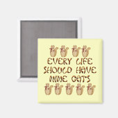 Aimant Cats Life (Recto/Verso)