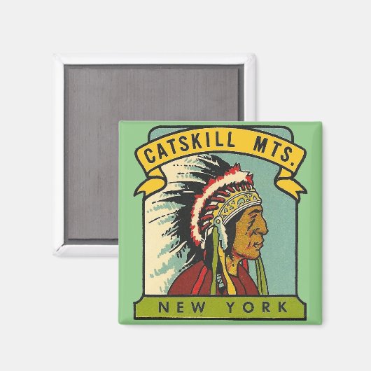 Aimant Catskill Mountains Travel - (Recto/Verso)
