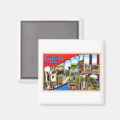 Aimant Catskill Mounts New York Grande Lettre Carte posta (Recto/Verso)