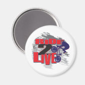 Aimant Cavalier BMX Ride 2 Live (Recto/Verso)