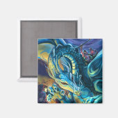 Aimant Cavalier du dragon bleu (Recto/Verso)