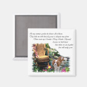 Aimant Cavalier King Charles Spaniel Art (Recto/Verso)