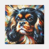 Aimant Cavalier King Charles Spaniel Dog Acrylic Print (Devant)