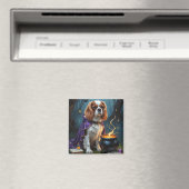 Aimant Cavalier King Charles Spaniel Fantaisie Halloween (In Situ (Lave-vaisselle))
