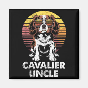 Aimant Cavalier King Charles Spaniel Oncle Chien Vintage