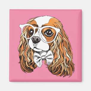 Aimant Cavalier King Charles Spaniel Portrait