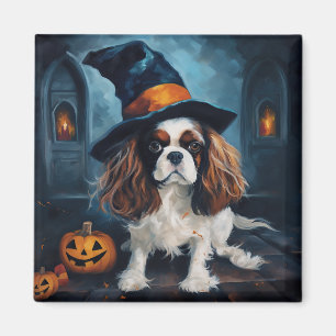 Aimant Cavalier King Citrouilles Halloween effrayant
