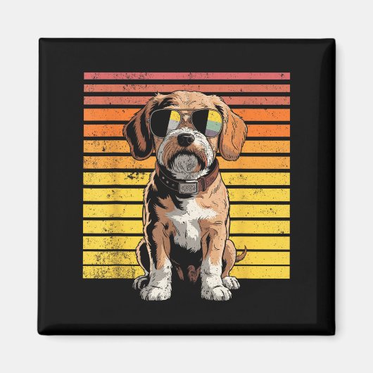 Aimant Cavapoo fier et cool hommes femmes amateurs de chi (Devant)