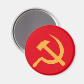 Aimant ccp ussr marteau et faucille (Recto/Verso)