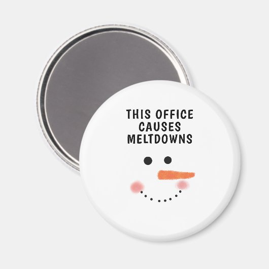 Aimant Ce Bureau Cause Les Fondements Drôle Citation Snow (Recto/Verso)