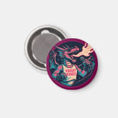 Aimant Ce dragon crache le feu (Recto/Verso)