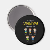 Aimant Ce Grand-Père Appartient À Une Mignonne Famille Pe (Recto/Verso)