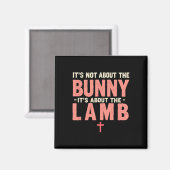 Aimant Ce n'est pas à propos du lapin, c'est à propos de (Recto/Verso)