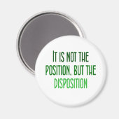 Aimant Ce n'est pas la position, mais la disposition (Recto/Verso)