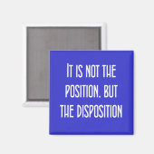 Aimant Ce n'est pas la position, mais la disposition (Recto/Verso)