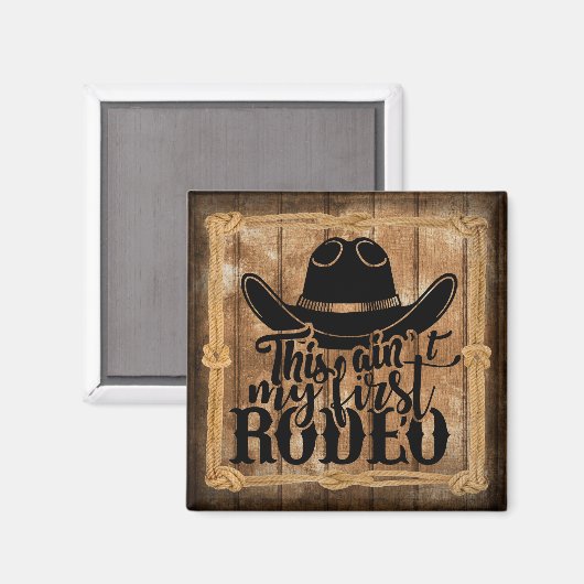 Aimant Ce n'est pas ma première citation de rodéo (Recto/Verso)