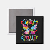 Aimant Ce N'Est Pas Un Handicap C'Est Une Capacité Différ (Recto/Verso)