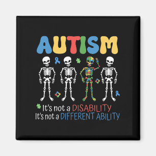Aimant Ce N'Est Pas Un Handicap Différentes Capacités Aut