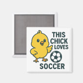 Aimant Ce Petit Aime Le Football (Recto/Verso)