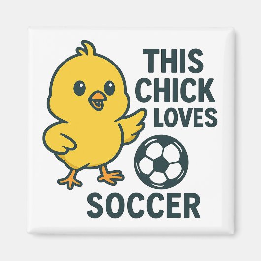 Aimant Ce Petit Aime Le Football (Devant)