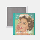 Aimant Ce que les psychologues de l'école rêvent de l'aim (Recto/Verso)