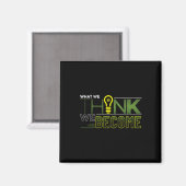 Aimant Ce Que Nous Pensons Devenir Sticker (Recto/Verso)