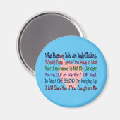 Aimant CE QUE PENSENT VRAIMENT LES TECHNIQUES EN Pharmaci (Recto/Verso)