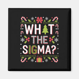 Aimant Ce que Sigma Funny Santa Clause Gen Alpha X mas