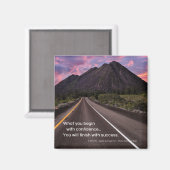 Aimant Ce que vous commencez avec confiance...Inspiration (Recto/Verso)