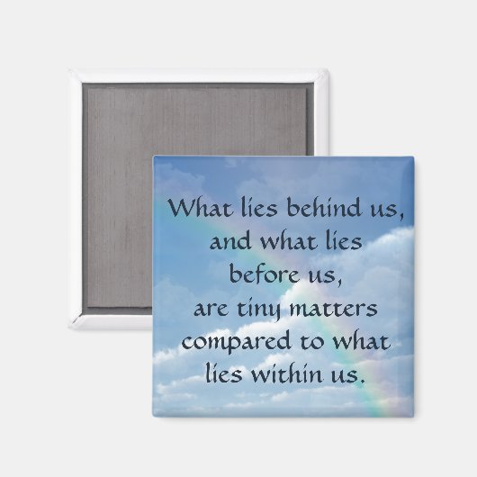 Aimant Ce qui se cache derrière nous (Recto/Verso)