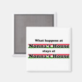 Aimant Ce qui se passe à la maison de Nonna (Recto/Verso)