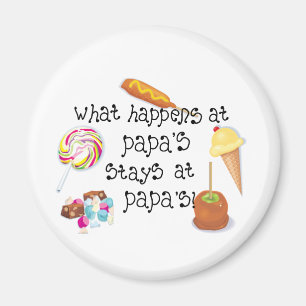Aimant Ce qui se produit chez Papa&apos ; s RESTE chez