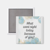 Aimant Ce qui s'est bien passé aujourd'hui journal (Recto/Verso)