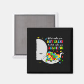 Aimant Ce qui vous rend différent, Bel Éléphant Autisme (Recto/Verso)