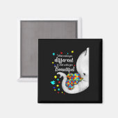 Aimant Ce qui vous rend différents éléphant maman Autisme (Recto/Verso)
