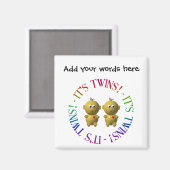 Aimant Ce sont des jumeaux ! (Recto/Verso)